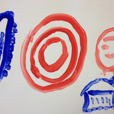 Bild eines Malenden mit einer Demenzerkrankung